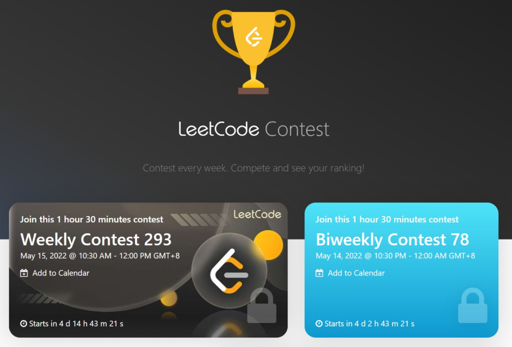 LeetCode Contest